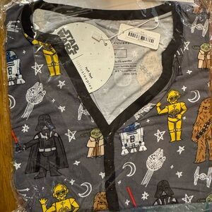 Little Sleepies Disney Star Wars women’s pajama top size large NWT